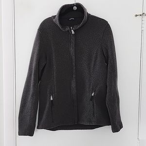 Land's End Grey fleece jacket